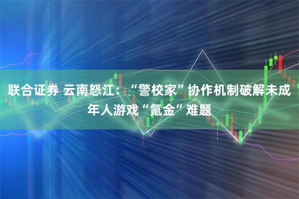 联合证券 云南怒江:“警校家”协作机制破解未成年人游戏“氪金”难题